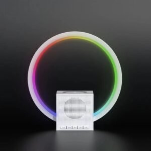 Led wireless charging speaker