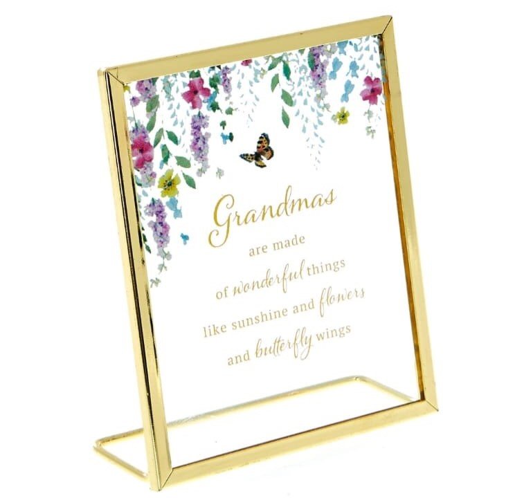 Secret Garden Miniature Grandma Plaque