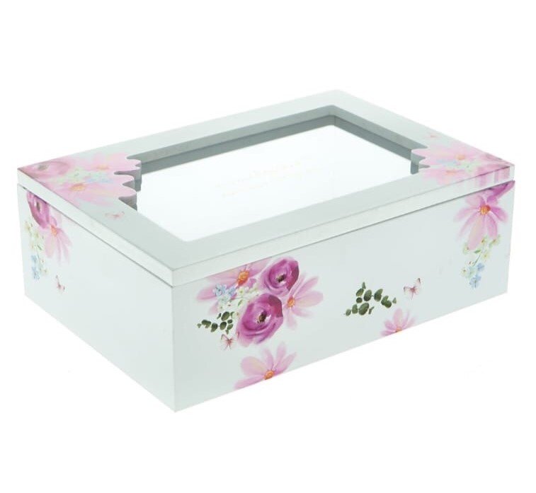 Floral Jewelry & Keepsake Box