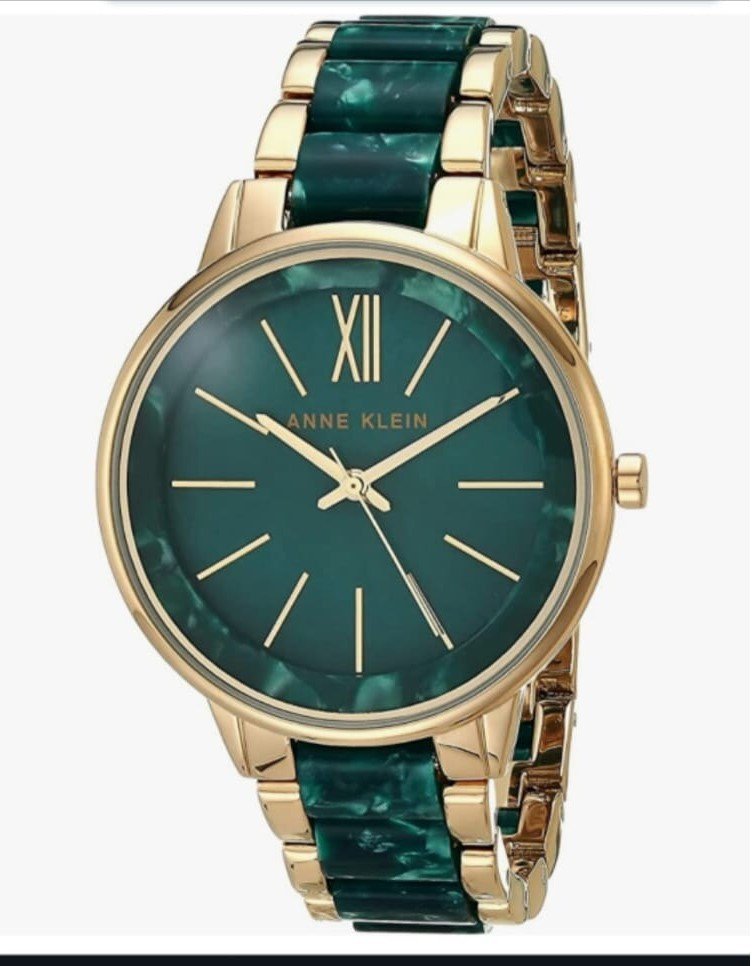 Anne Klein Mother of Pearl Resin Bracelet Watch