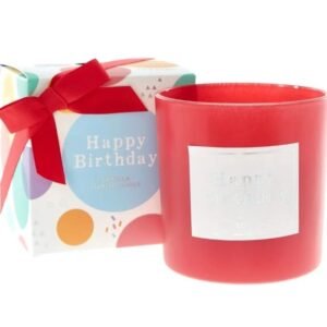 Happy Birthday Vanilla Scented Celebration Candle