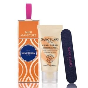 Sanctuary Spa Gift Set, Mini Manicure Gift Set With Hand Cream and Nail File