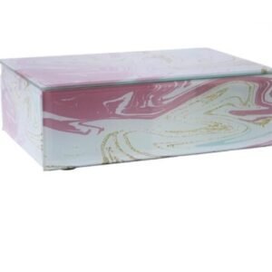A La Mode Glass Jewelry Box