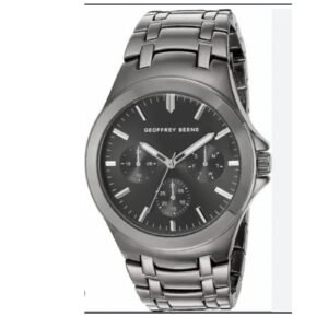 Geoffrey Beene Dark Grey - Silver Wristwatch