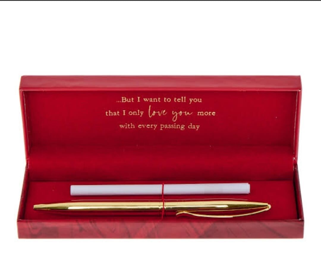 Pen & Customisable Love Note Gift Set