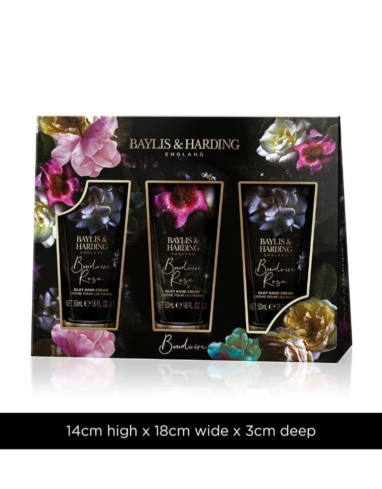 Baylis & Harding Boudoire Rose Luxury Hand Treats Gift Set - Vegan Friendly