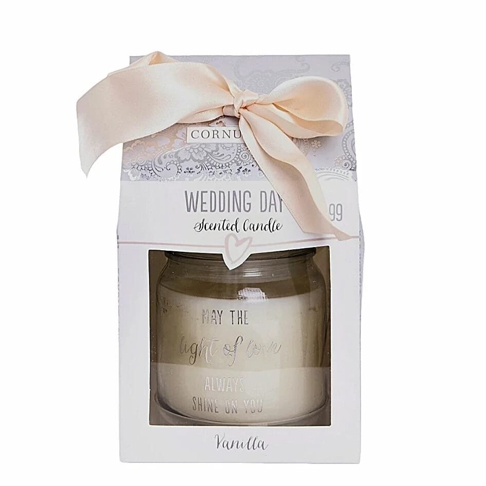 Vanilla Scented Wedding Candle in Gift Box