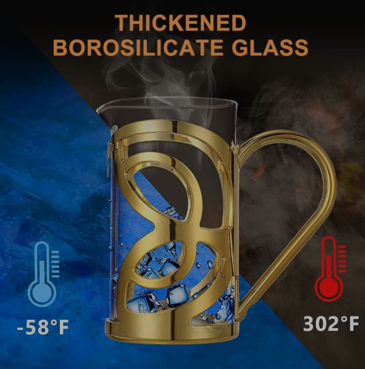 Worbic French Press Coffee Maker - Image 3