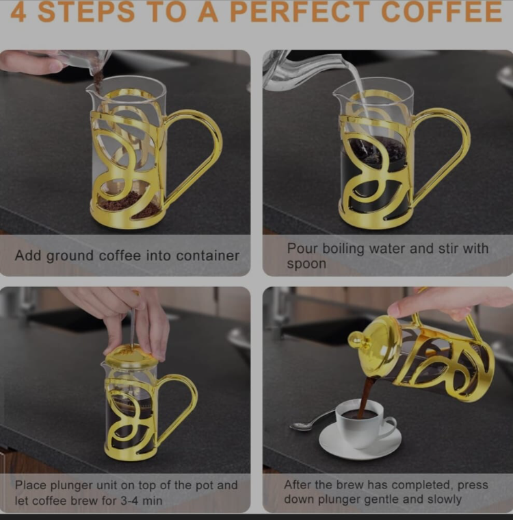 Worbic French Press Coffee Maker - Image 4